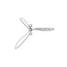 luceplan Blow Ventilatore a Soffitto misure 2