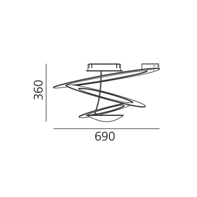 Pirce Mini Soffitto