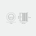 icone di luce Ring Faretto da Incasso Parete/Soffitto misure 3
