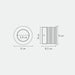 icone di luce Ring Faretto da Incasso Parete/Soffitto misure 4