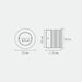 icone di luce Ring Faretto da Incasso Parete/Soffitto misure 2