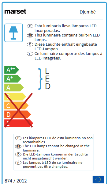 Djembé 65. Sospensione
