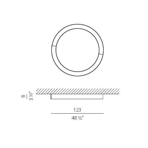 Silver Ring 120 Parete/Soffitto