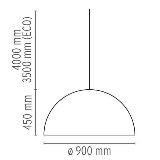 flos Skygarden S2 Sospensione misure