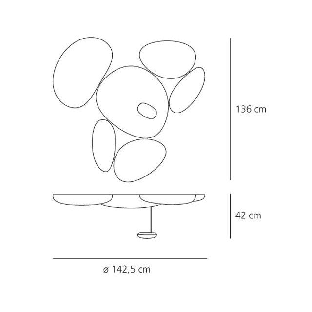 Artemide Skydro soffitto misure
