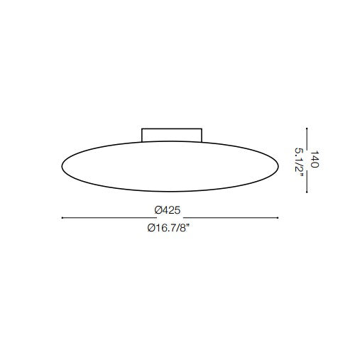 ideal lux Smarties Bianco Parete/Soffitto misure