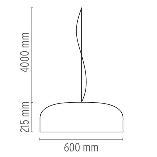 flos Smithfield S LED Sospensione misure