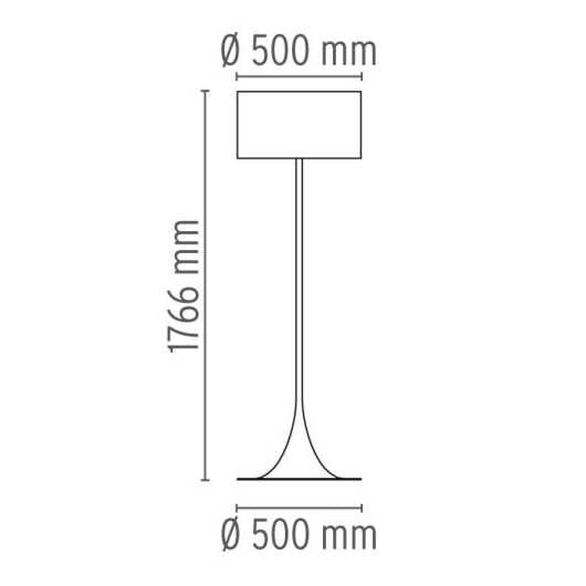 flos Spun Light Terra misure