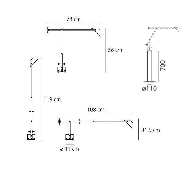Tizio Terra Led