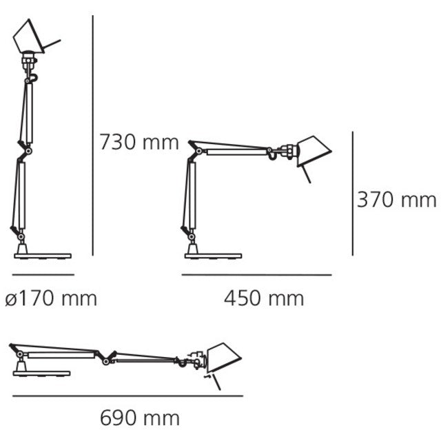 Tolomeo Tavolo Micro Led