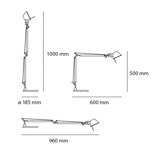 Tolomeo Tavolo Midi Led