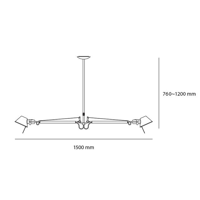 Tolomeo Sospensione 2 Bracci