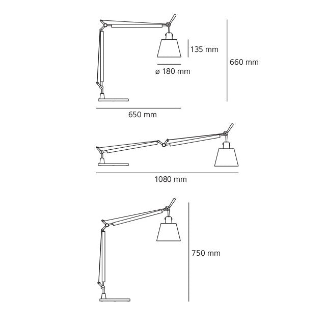 Tolomeo Tavolo Basculante